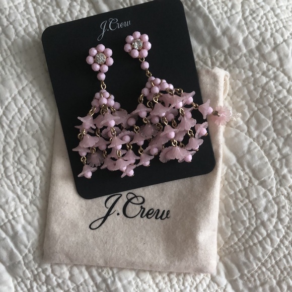 J Crew Floating flowers tassel earrings - Picture 3 of 3